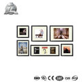 latest design aluminum plain white black set of photo frames